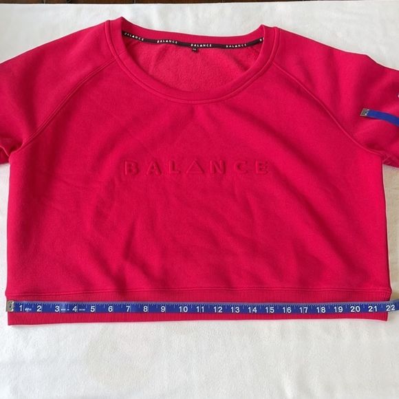 Balance Athletica Pink Cropped Sweatshirt XL - Picture 8 of 12